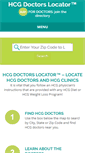 Mobile Screenshot of hcg-diet-doctors.com